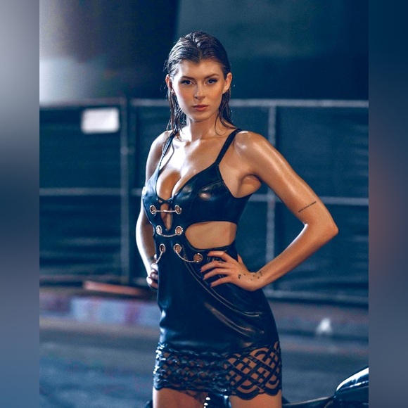 Honey Birdette Claire Black Dress - Picture 4 of 6